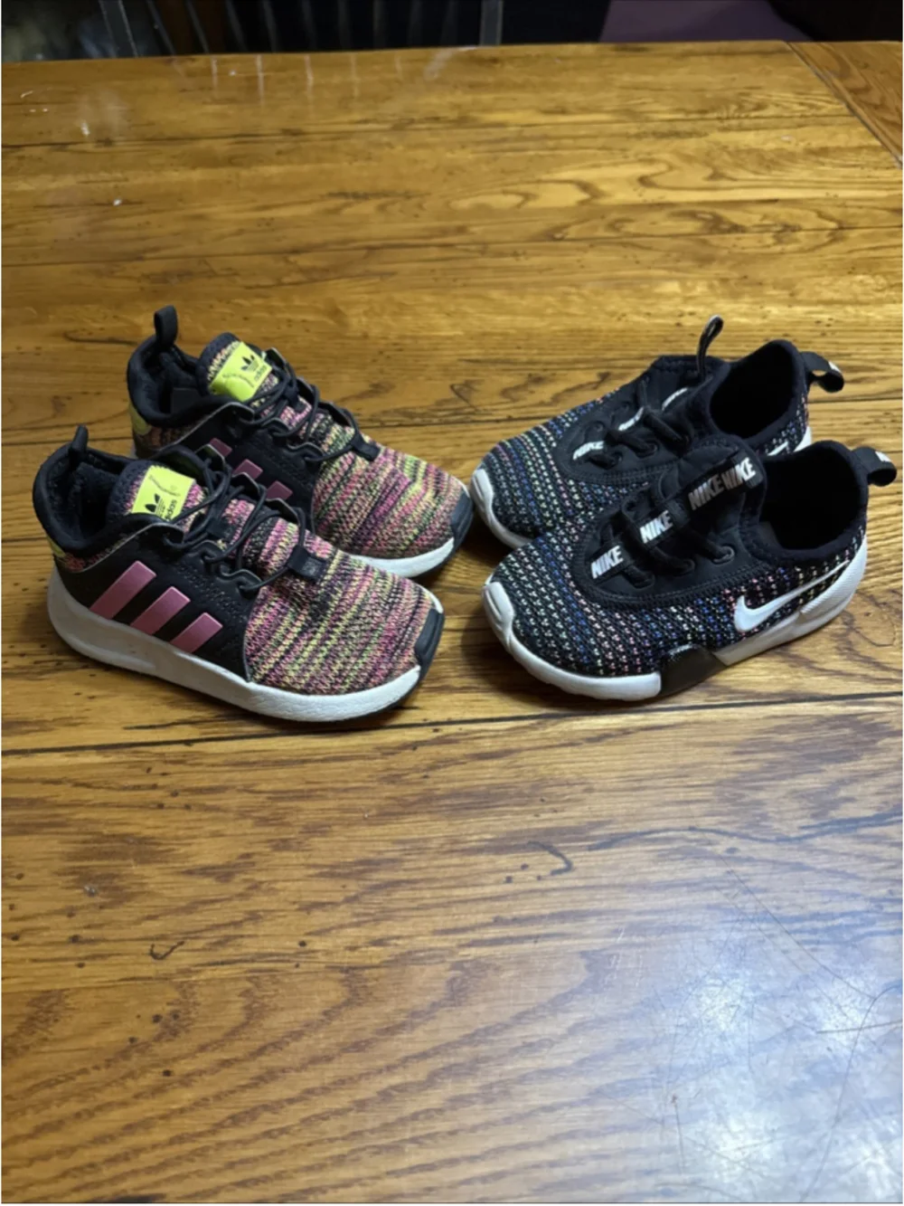 Adidas Pink Black Multi Color Kids Shoes Size 7K Nike Ashton Modern 2 Pairs